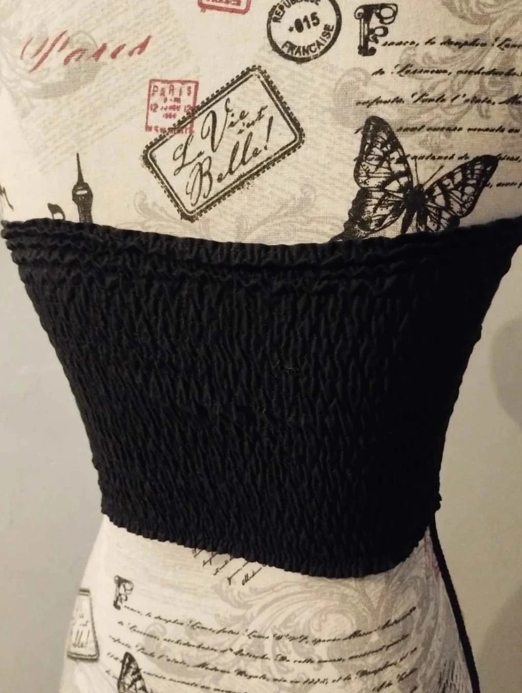 Lace-lined underwire bustier, Souleiado – photo 5